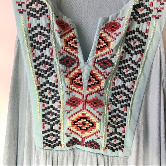 Altar’d State Tribal Embroidered Tank Tunic Size M - Picture 3 of 6